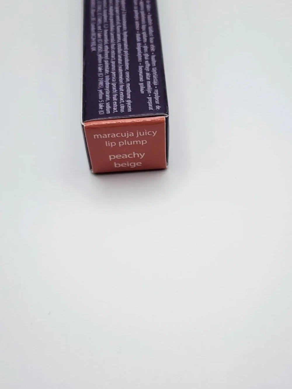 tarte Maracuja Juicy Lip Plump Peachy Beige Lip Gloss New With Box